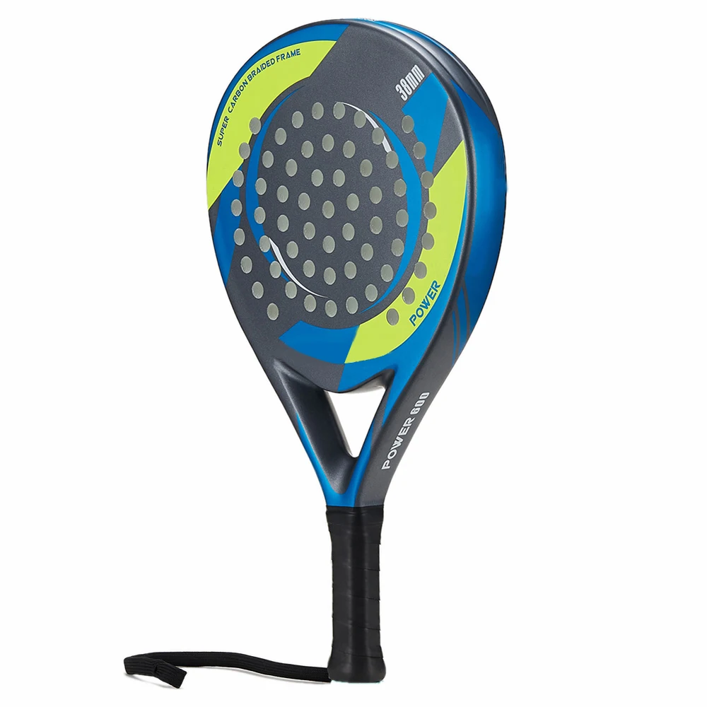 Professional Customized Powerful 3k Carbon Paddle Tennis Racket With Soft EVA For Advanced Players