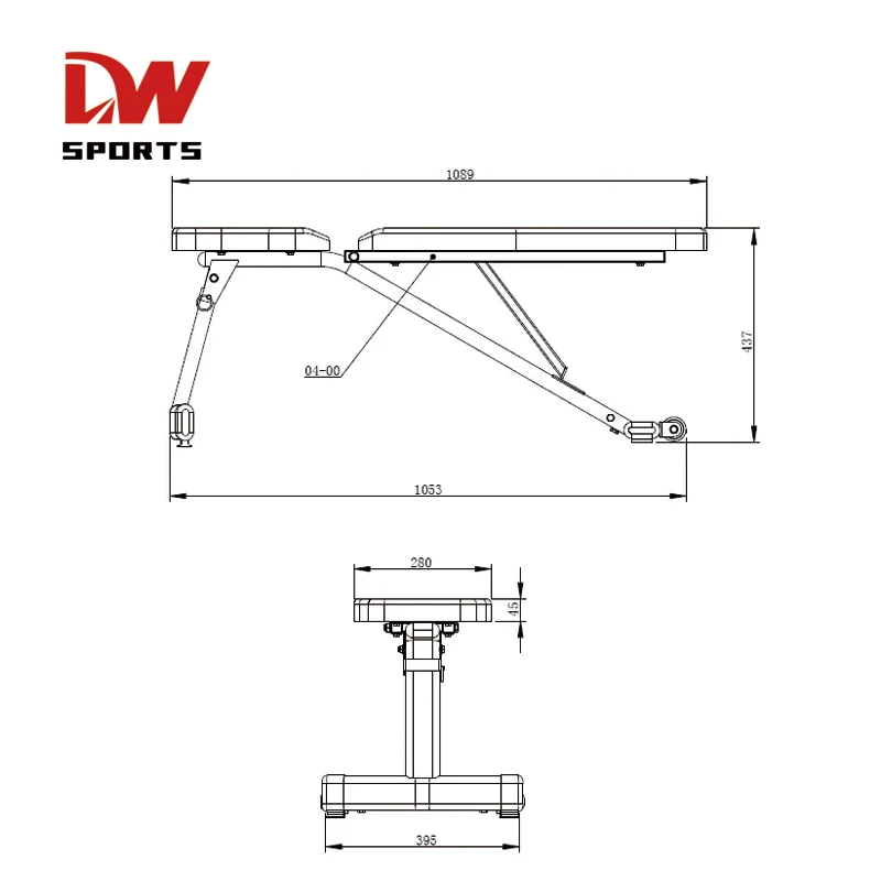 DW SPORTS FID Adjustable Weight Bench