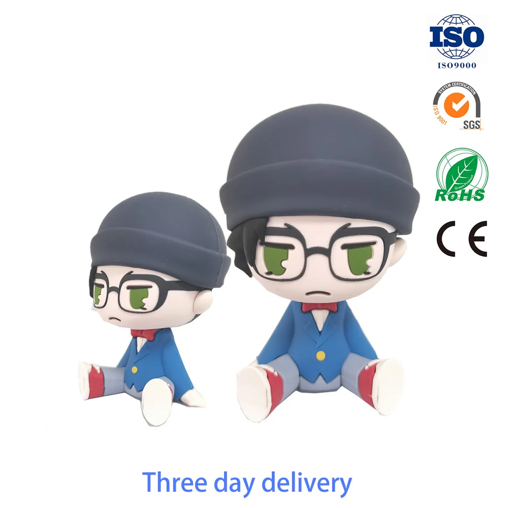 PVC Soft Plastic Doll 3d cartoon doll advertising  decoration PVC soft rubber Blind box doll Promotional Gift Various Size