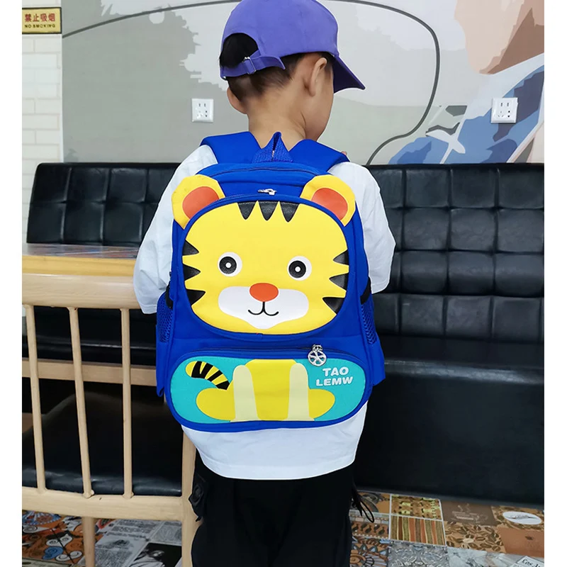 2022 New Burden-Reducing Cat 3D Book Bag School Wholesale School Bags Kids Backpack