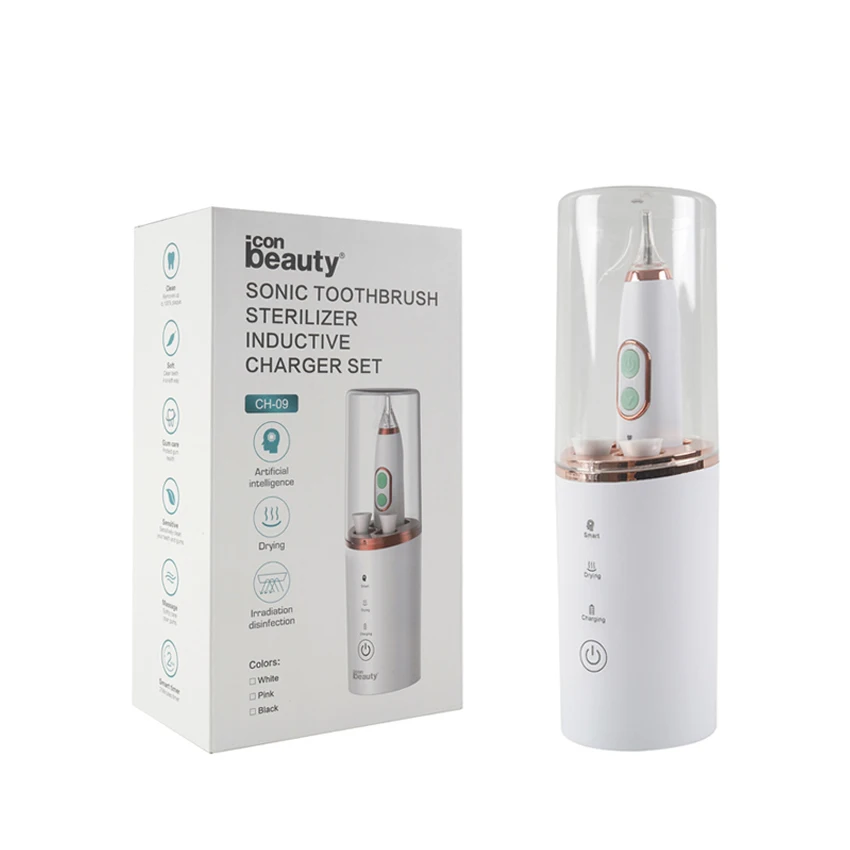 2021 Hot Selling family and travel portable electric toothbrush UV light Sanitizer kill 99.9% bacteria toothbrush sterilizer