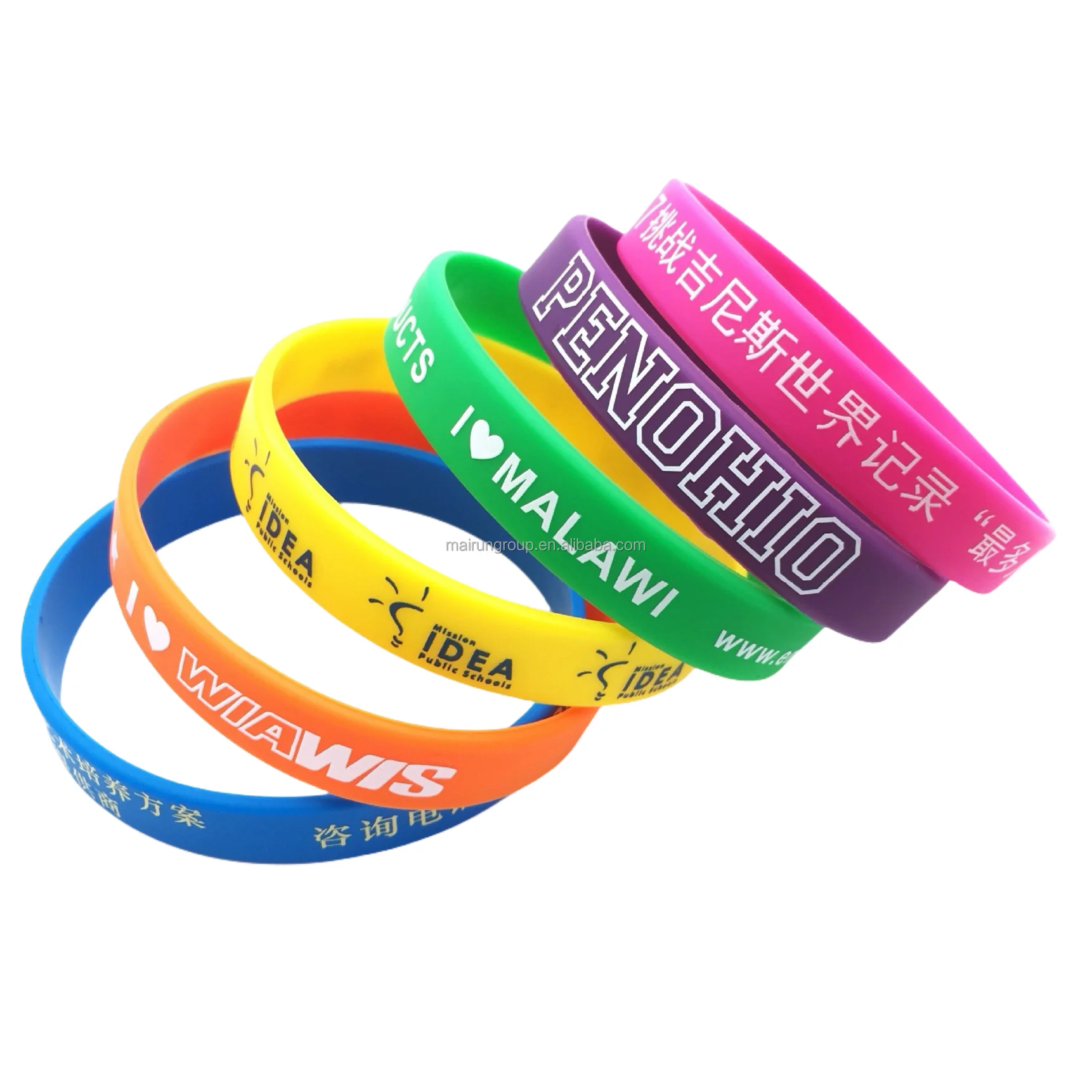no moq free sample custom design your own promotional gifts silicon wristband