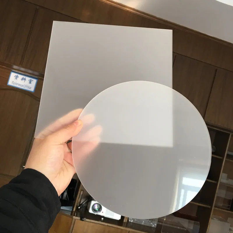 Custom Size Clear Anti-scratch UV Polycarbonate PC Compact Solid Frosted Polycarbonate Sheet
