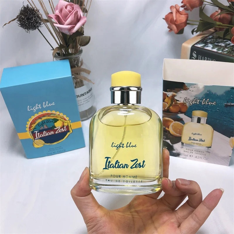 Парфюм светло-голубой итальянский Zest, парфюм для мужчин 125 мл, парфюм EDT, ароматизатор с длительным запахом, высококачественный парфюмерный спрей