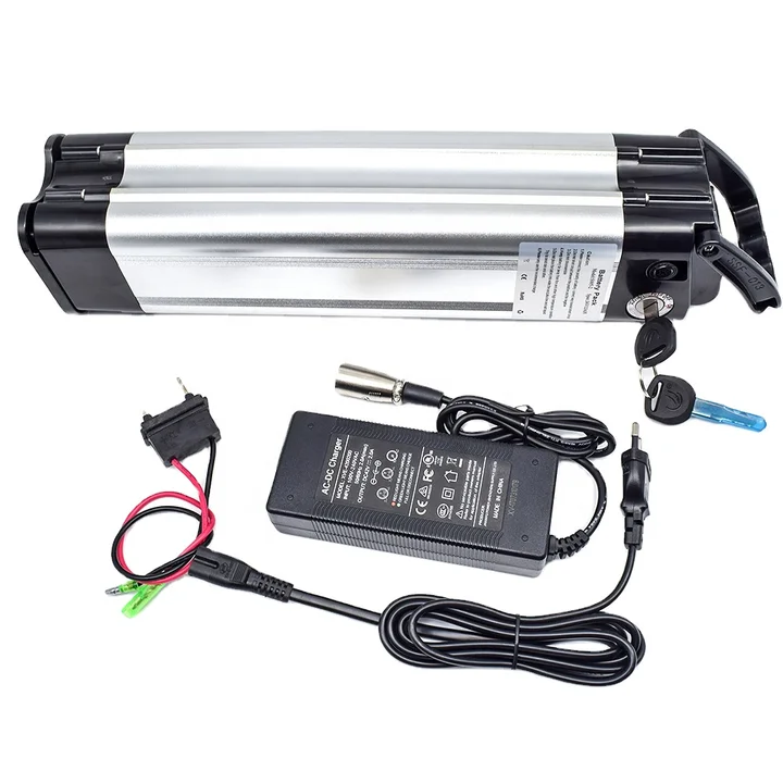 Factory customization Sliver Fish 48V 36V 10Ah 15Ah 20Ah e bike bicycles battery case 18650 Lithium ion Battery Pack