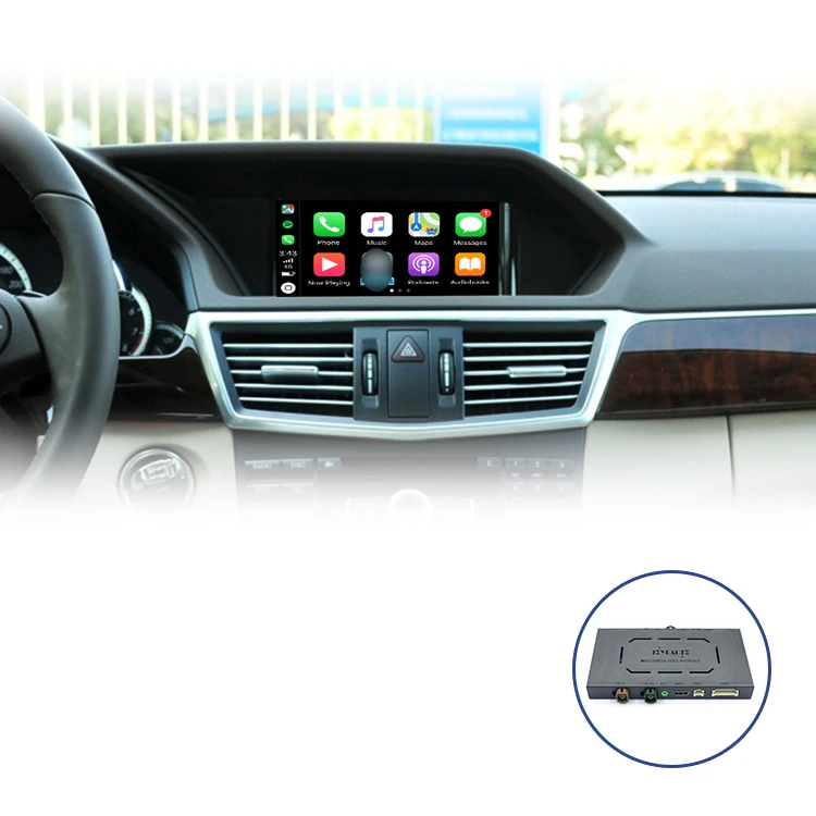 Wireless Apple Carplay Car Play Android Auto Retrofit for 2007-2011 Mercedes W204 W212 NTG4.0 A B C E GLK GLA ML SLK Class