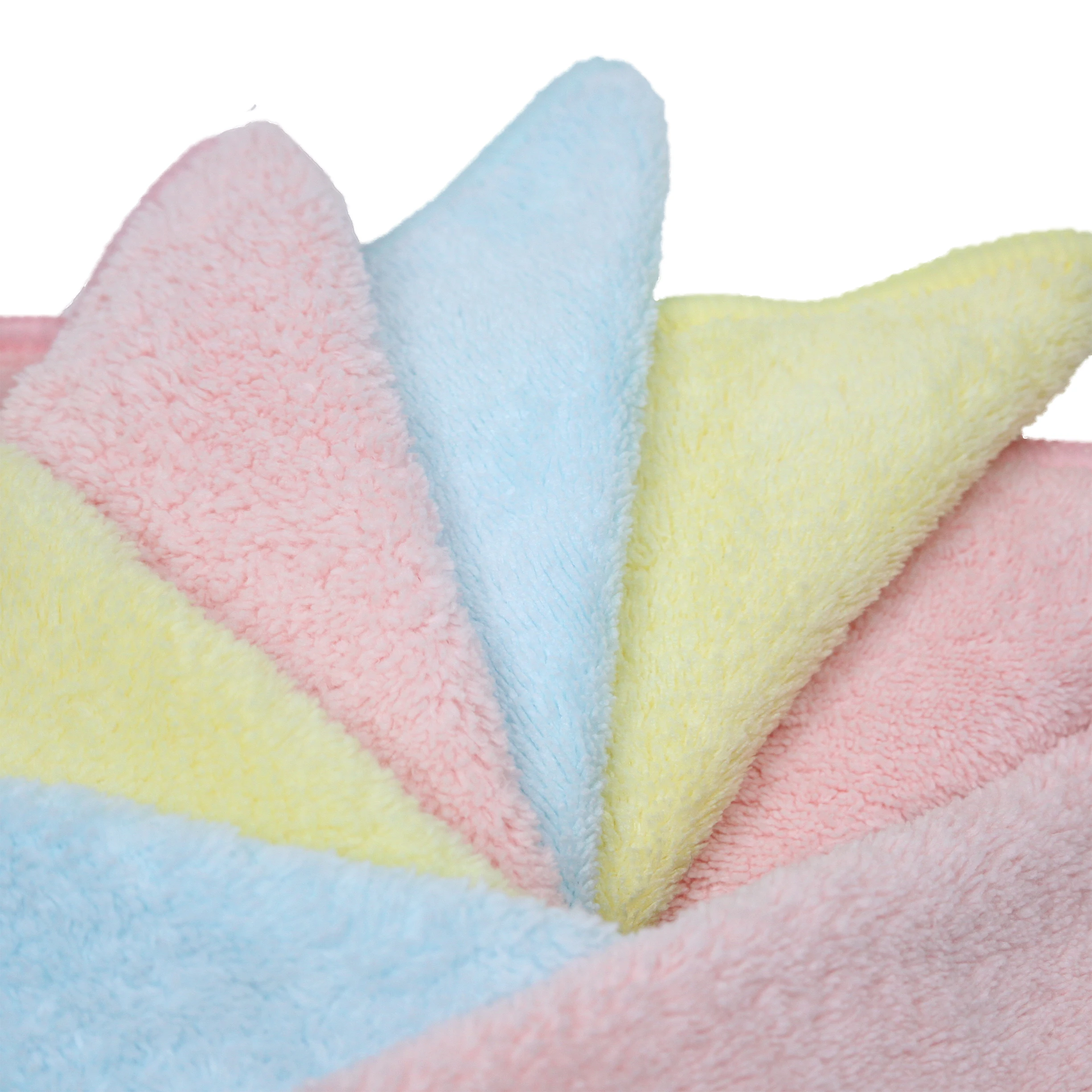 Disposable plain baby soft and comfort microfiber face and hand towels for girls and boys
