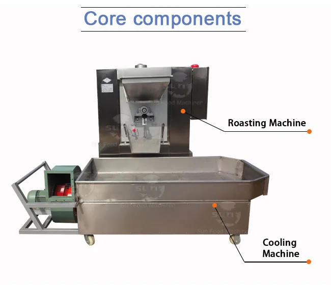 Industrial low price peanut hazelnut walnut soya bean roasting machine