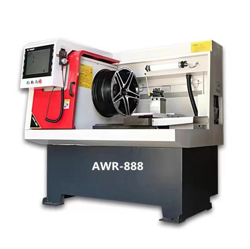 CNC Rims Repair Lathe Machine Car wheel Polishing Alloy car wheels with CNC diamond cutting machine