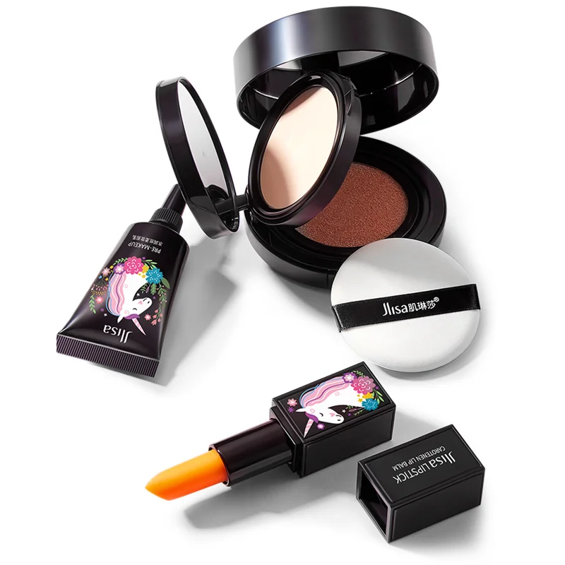 Makeup Set Whitening Face Cream For Dark Skin Waterproof Mate BB Foundation 3 Colors CC Cream