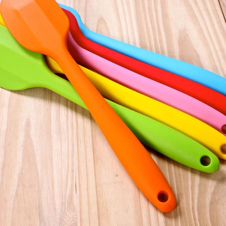 8 Inch Heat Resistant Colorful Baking Pastry Cake Tools Non Stick Butter Silicone Spatula