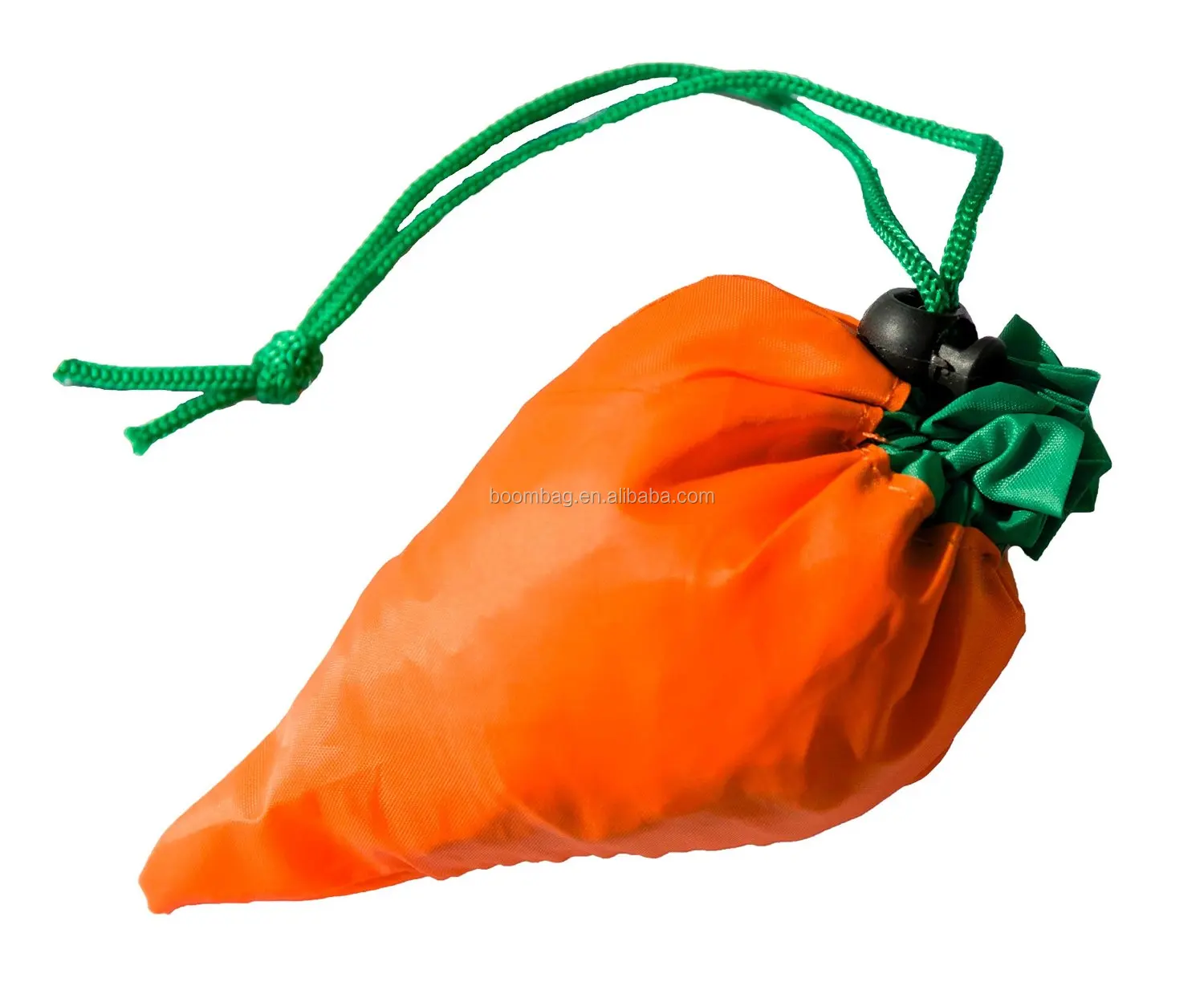 Reusable Carrot Shaped Folding Shopping Bag Foldable Shoulder Handbag Portable Storage Sack Bag