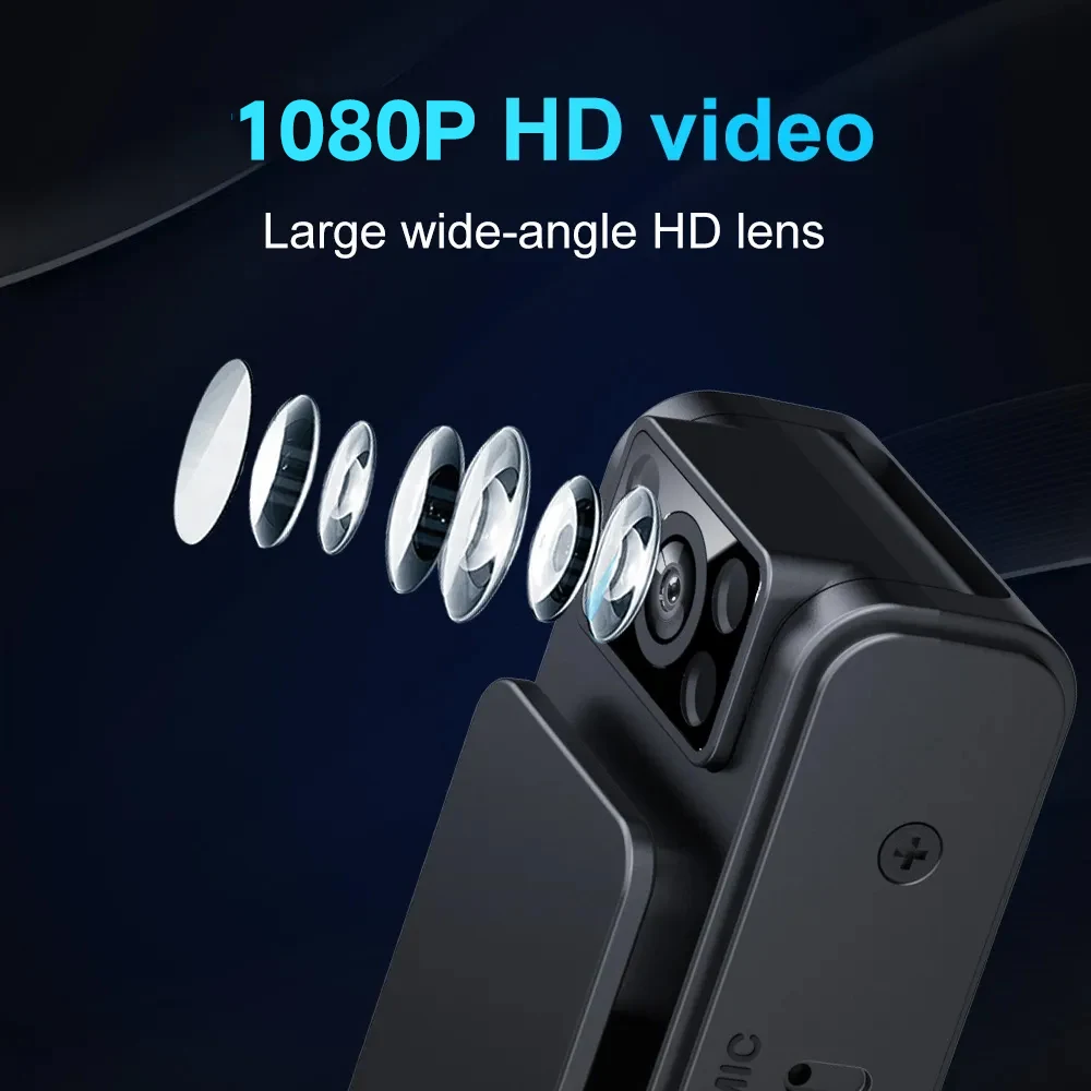 Pocket Camcorder Small Size Night Vision Pen Video Camera 1080P With 128GB SD Card