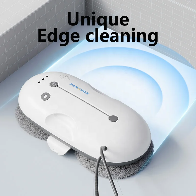 Newest window cleaner robot Human Voice Input Robotic windnow cleaner for home use glass window Cleaning robot