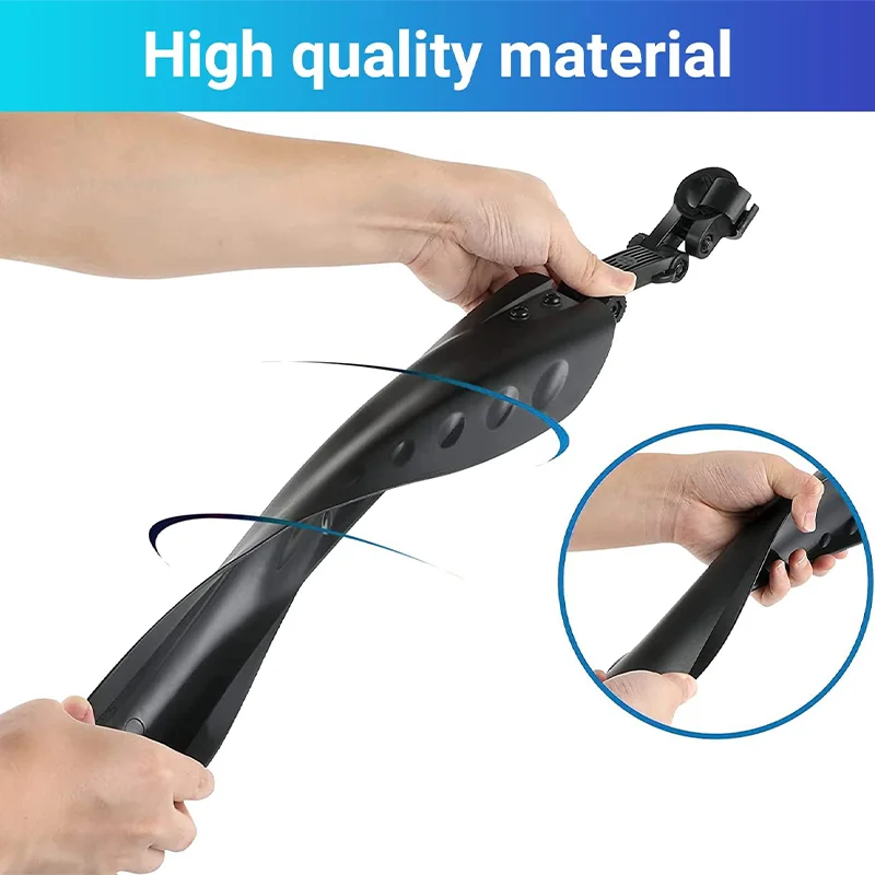Mountain Bicycle Fenders Bicycle Fenders Plastic Mudguards Front Rear for Cycling Equipment  Factory Direct Supply