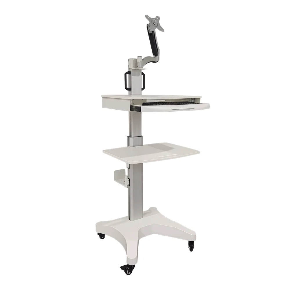 Мобильная тележка для медсестер, ноутбук и компьютер, тележка для медсестер, тележка для медицинского монитора, стоматологическая тележка