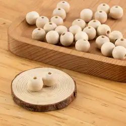 Natural Wooden rosary Beads for Making Jewellery wood bead garland with tassels DIY wooden beads for kids Boho Crafts