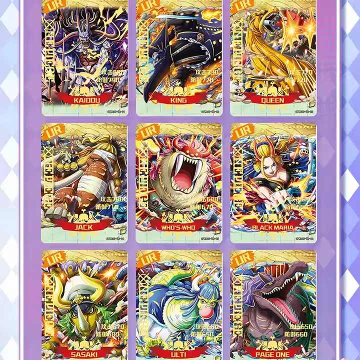 Wholesale Game Card Thickened TR HR GP Anime Collection One Pieces Cards For Gifts