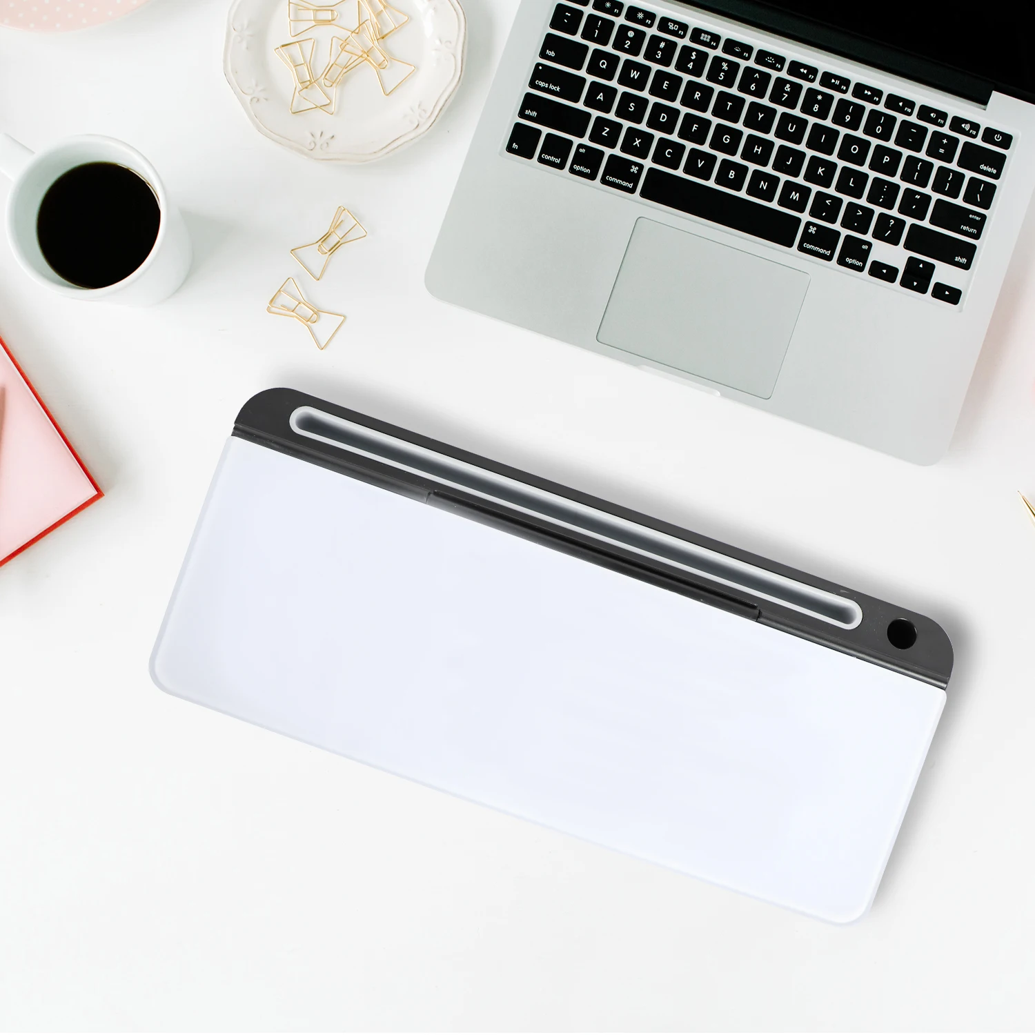 Wholesale Computer Pad Small Mobile Desktop Keyboard White Board Glass Mini Storage Whiteboard