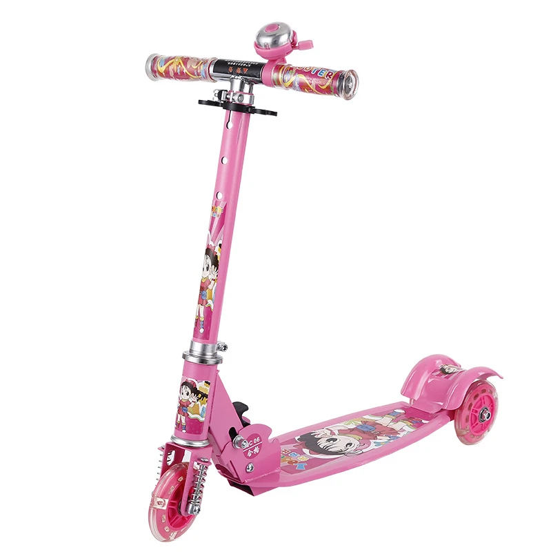 Высокое качество, Лидер продаж, недорогой складной маленький детский мини-скутер с 3 колесами, Детские балансирующие скутеры