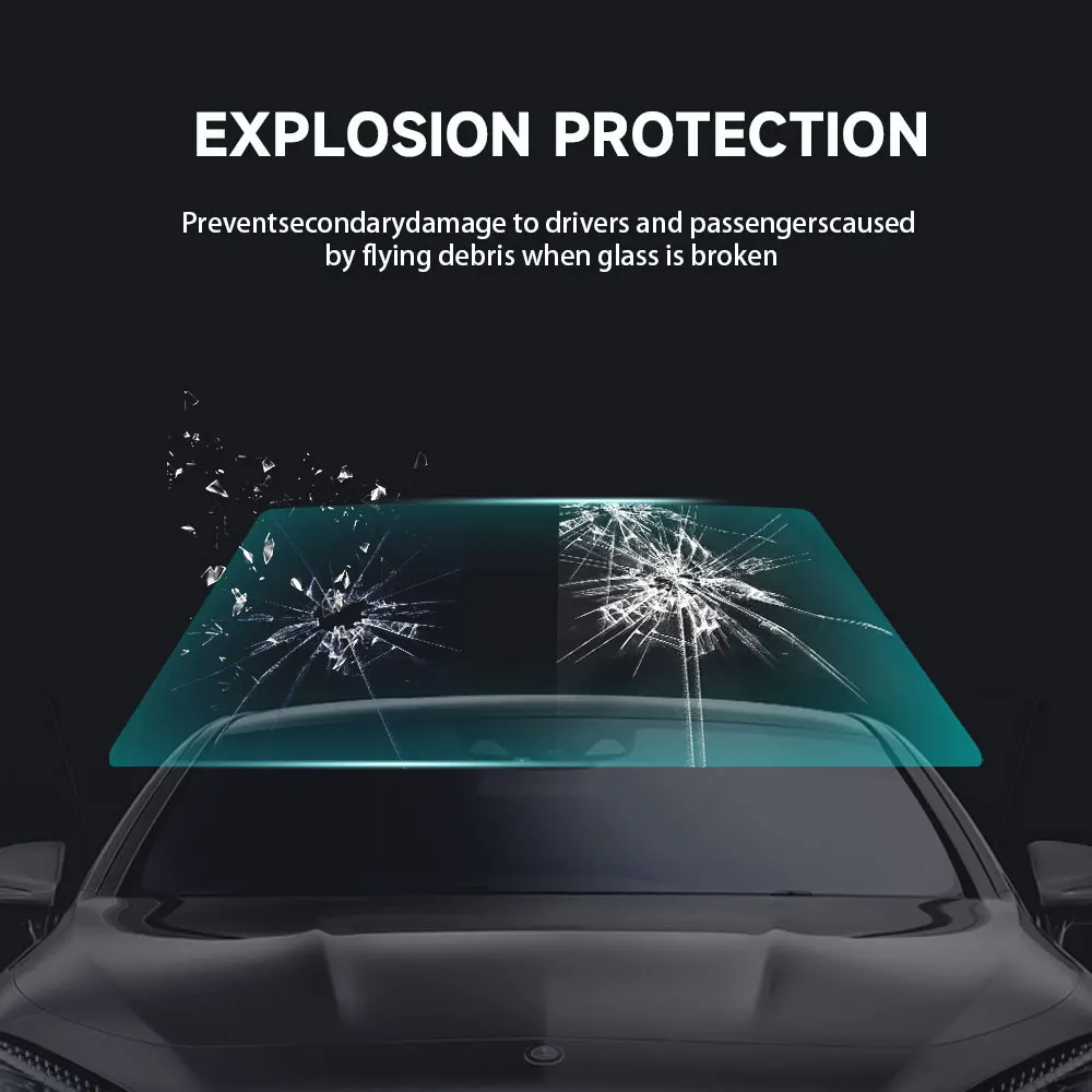 1.52*15m Car Warp Windshields Films Heat Insulator TPU Window Tpu Ppf Film 10 Mil Hydrophobic Group 3 Years Transparent Clear