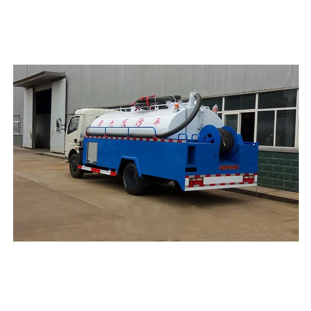 3000 4000 liters Pipe unblock sewer truck with High pressure cleaning