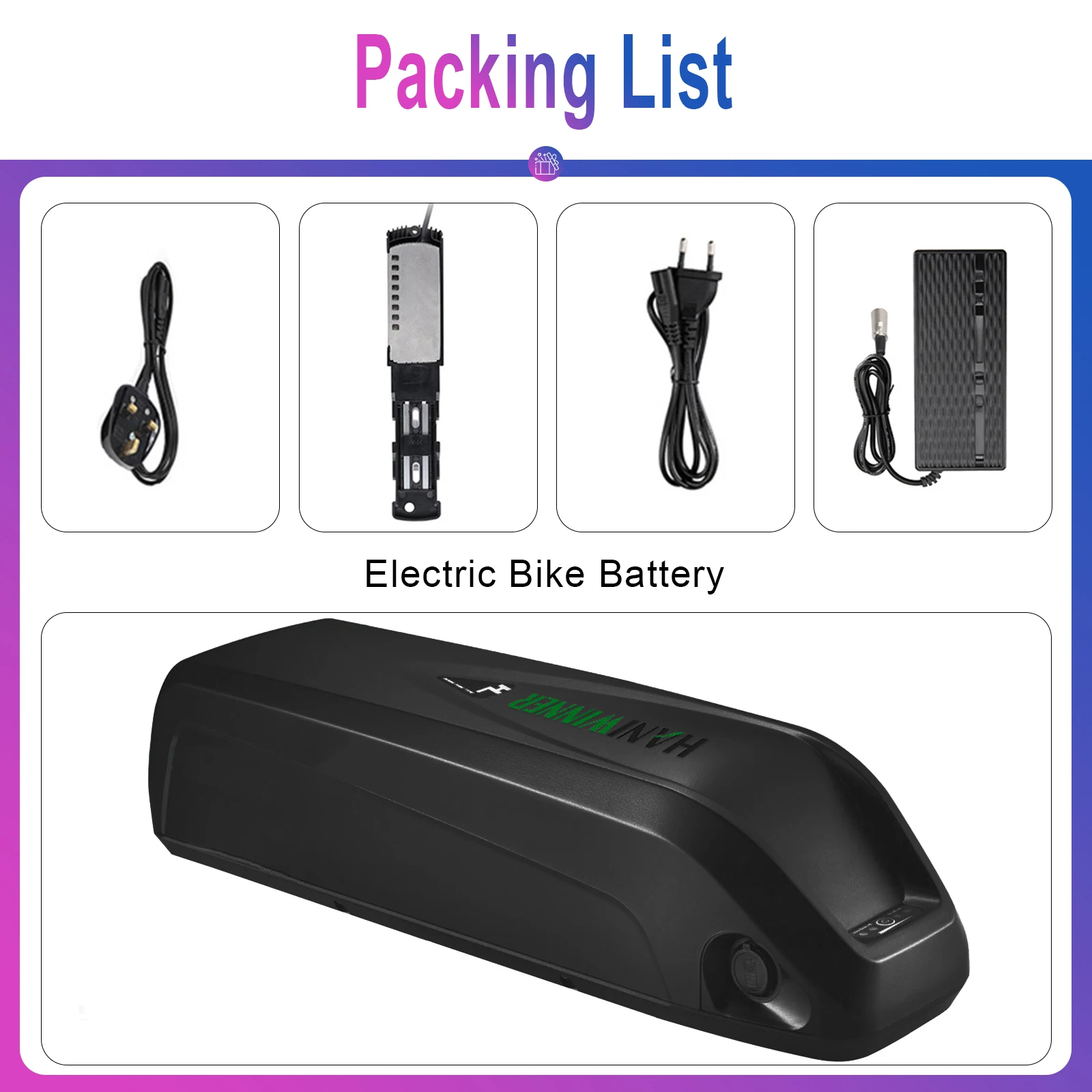 Eu Warehouse Hailong 48V 13Ah 36V 15Ah E Bike Battery Pack Ebike Battery Electric Bicycle Battery For Giant E-Bike