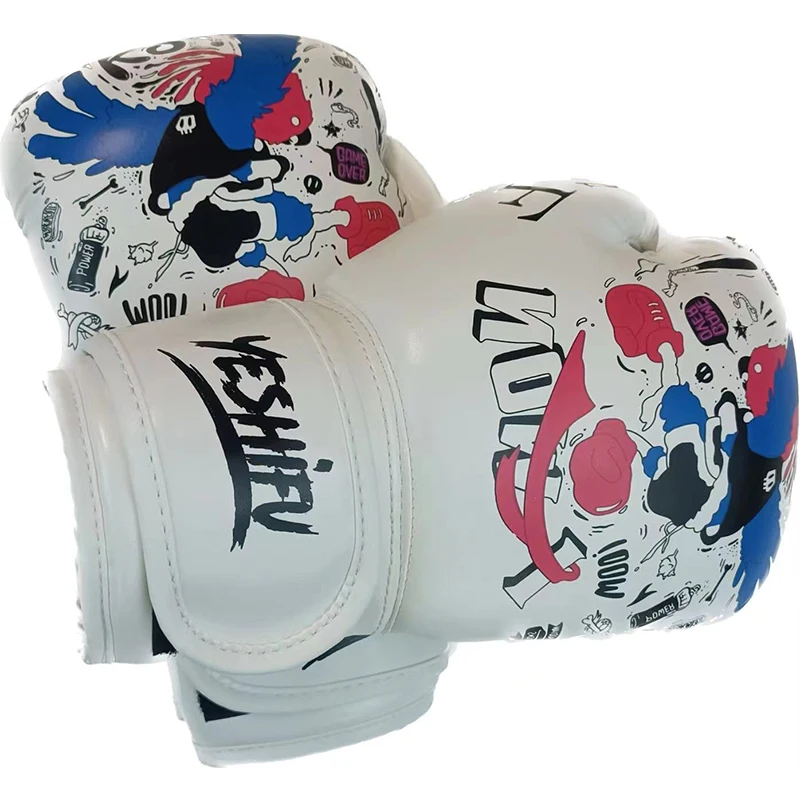 Hot sale logo kids 16oz professional leather winning boxing gloves