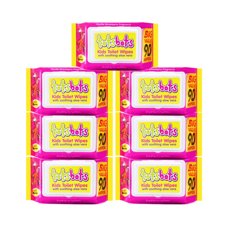 Custom Eco Friendly Natural Biodegradable Woodpulp Butt Cleaning  Wipes For Baby Adults Male Female Toilet Wet Flushable Wipes