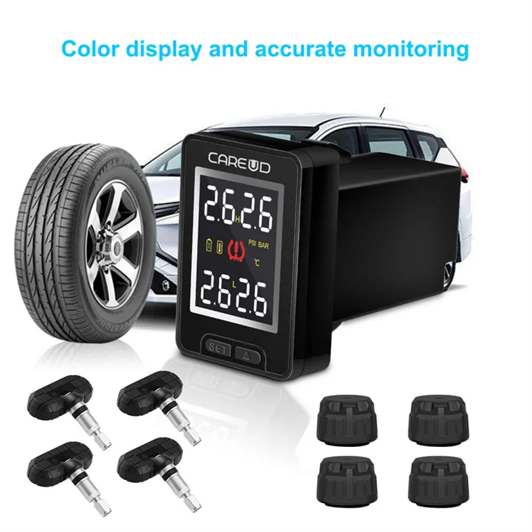 Hot Sale Tire Pressure Monitoring System Wireless External Sensors for Toyota Mazda Nissan Honda car