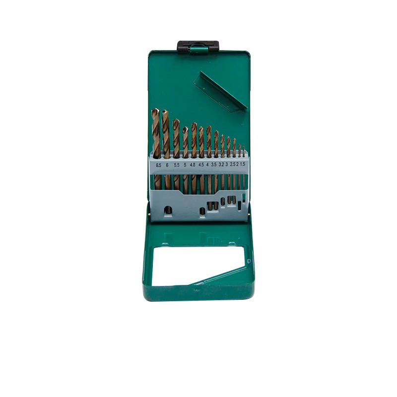 13 sets of iron boxes  M35 cobalt Metal Twist Drill Bit Set