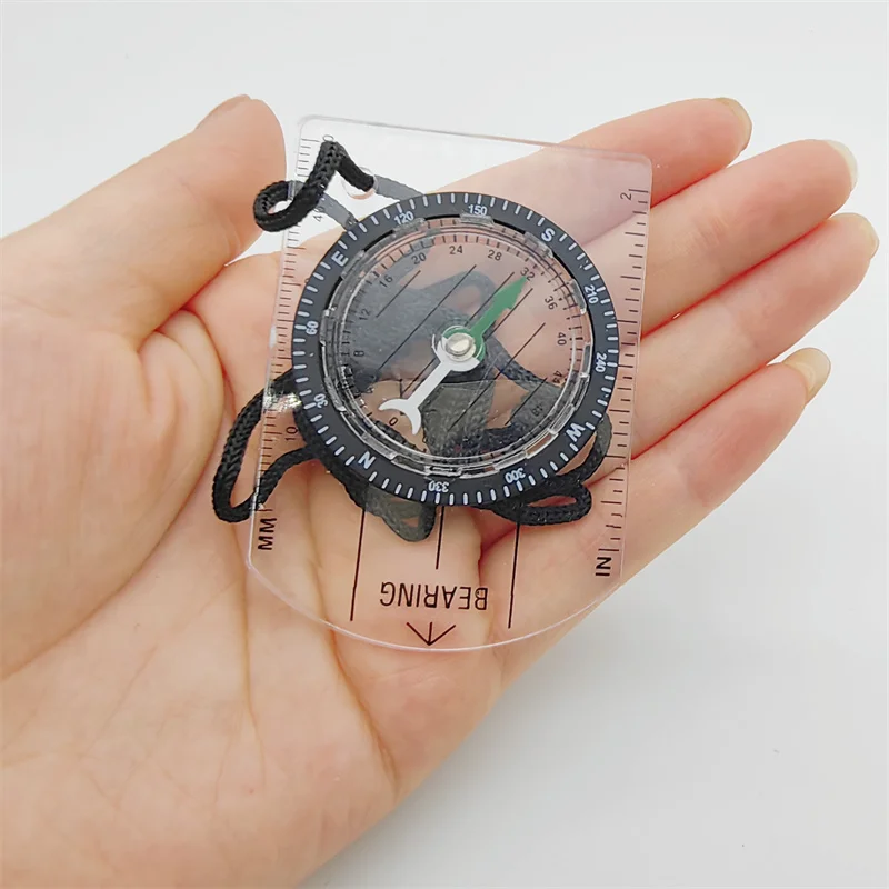 JK-ZNZ-007 Orienteering Compass Hiking Backpacking Camping Compass Map Reading Outdoor Waterproof Compass
