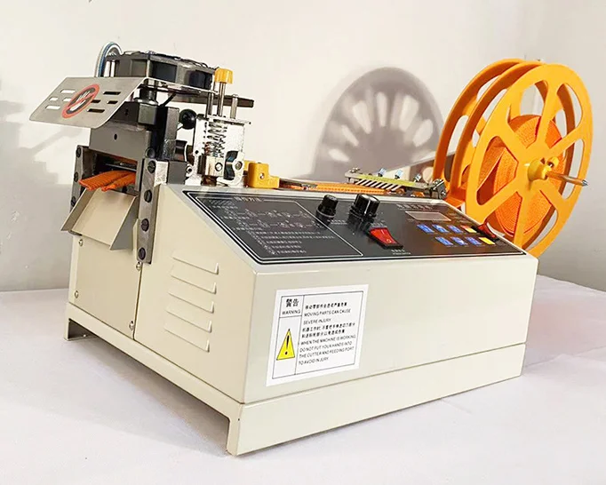 Automatic Hot And Cold Cutter Webbing Tape Belt Zipper Fabric Cutting Machine