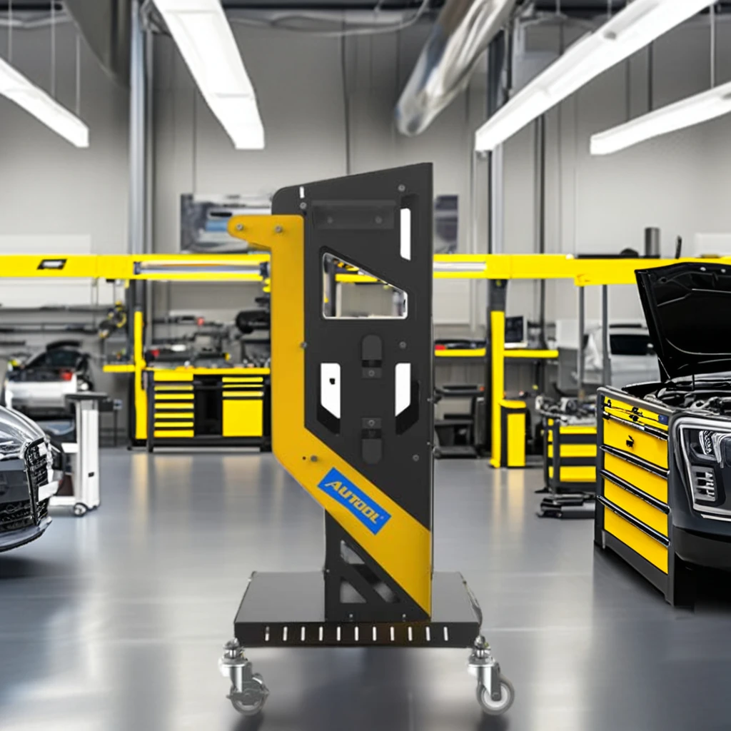 Direct Manufacturer Autool MMT553 Auto Repair Diagnostic Cart Multi-Layer Storage Design for Car Engine Analyzer Tool Cart