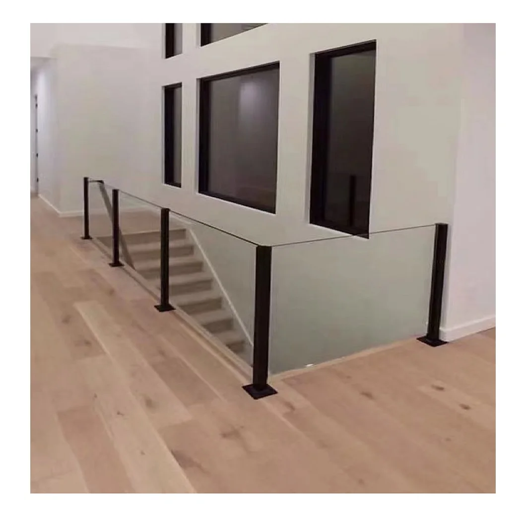 TAKA Stainless steel/aluminum stairs slot tube post for glass railing glass balustrade for balcony stair railing