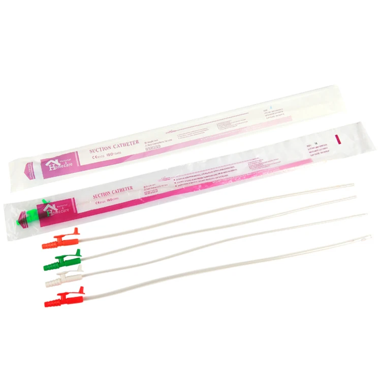 Медицинские расходные материалы, прозрачный всасывающий катетер из ПВХ с CE ISO