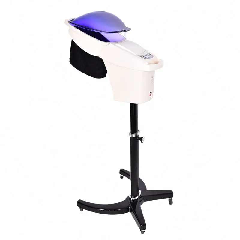 High Quality Wholesale Ultrasonic Micro Mist Hairdressing Hair Spa Steamer for Beauty Salon 7 Color Lights Ozone Hair Treatment