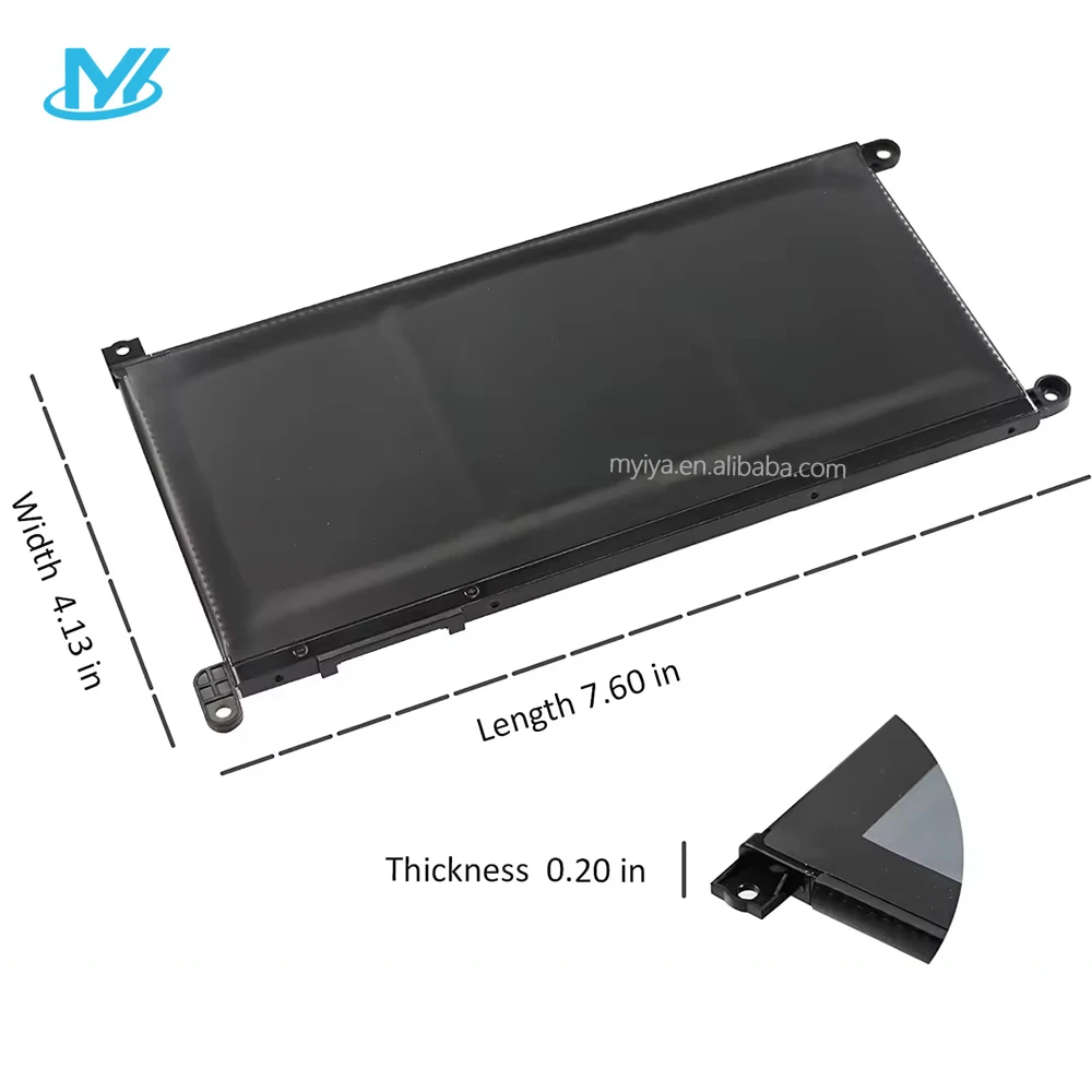 MYiYAE 51KD7 Laptop Battery for De-ll Chrome 11 3100 3180 3189 5190 3181 2-in-1 Series P28T001 Y07HK FY8XM 0FY8XM Battery