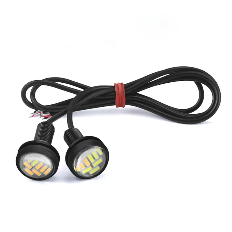 Car Led Eagle Eye DRL Daytime Running Lights LED 12V Waterproof Car Led Light 9W 18Mm 23Mm