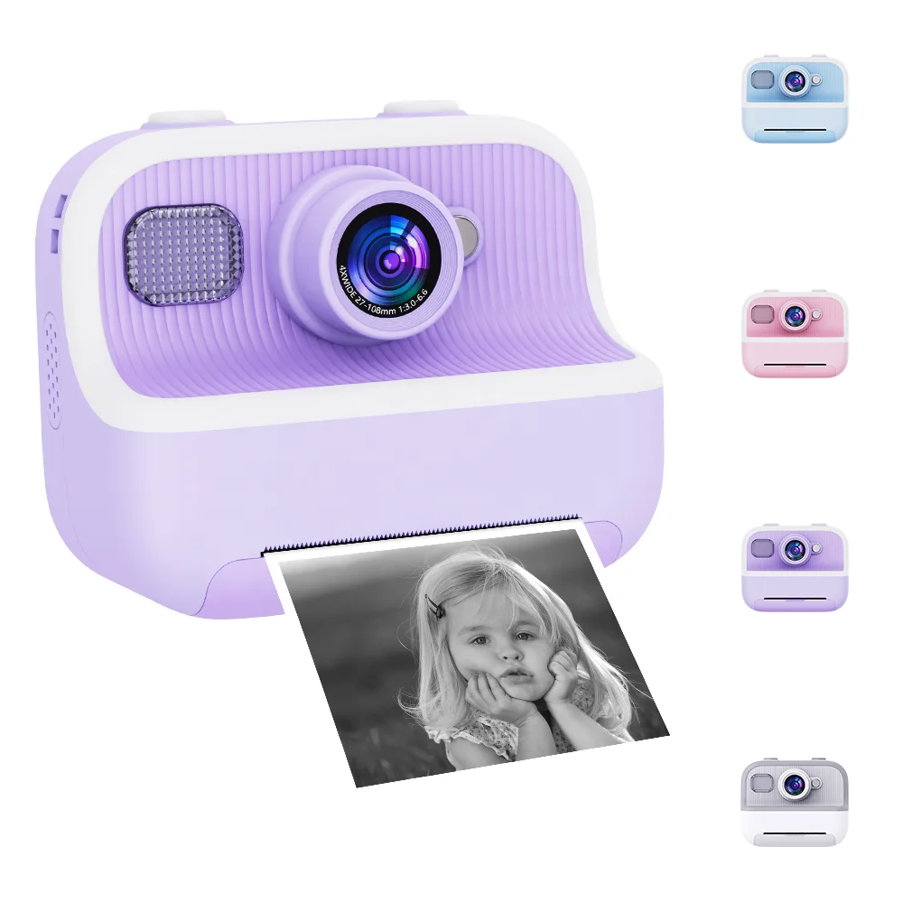 YMX CAM8 Birthday Christmas Thanksgiving Day Festive The Black Friday Playful Instant Kids Print Mini Camera for Baby Girl Boy