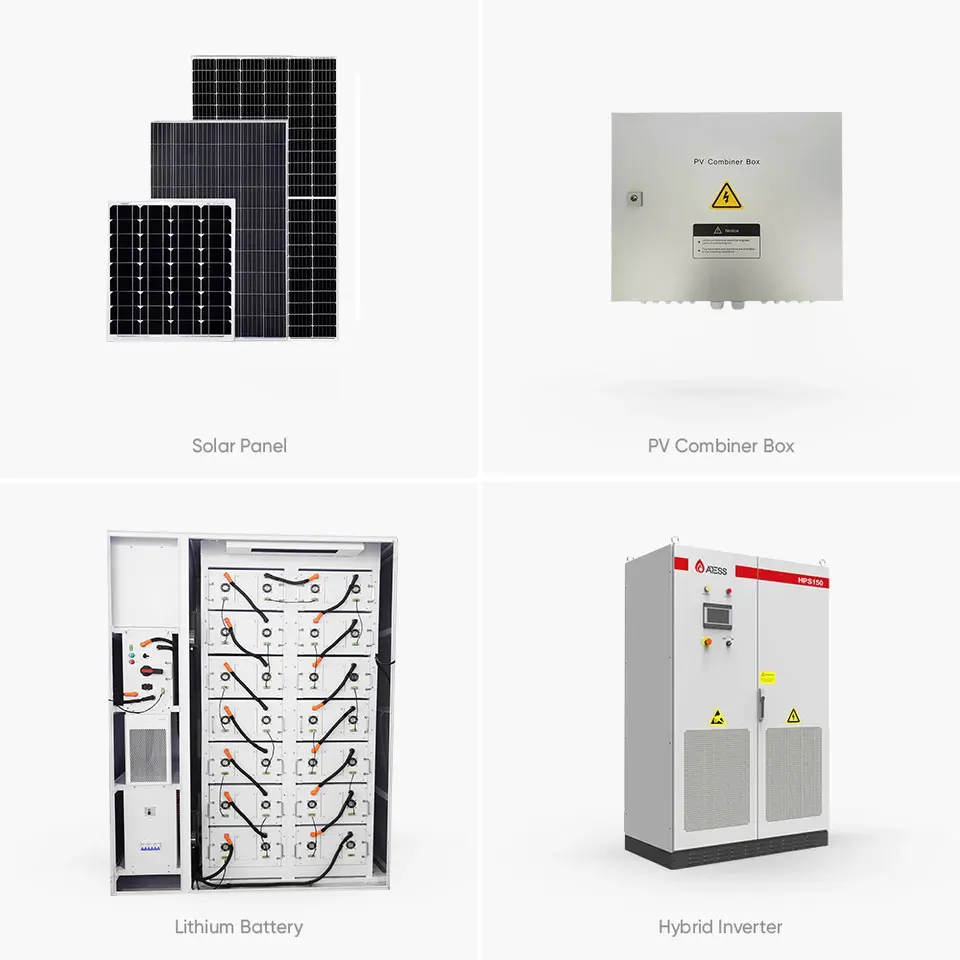 Dawnice 100Kw 200Kw 300Kw 350kw 400kw 200kva 300kva 500kva Solar Energy System Atess  Solar Power System Complete Kit
