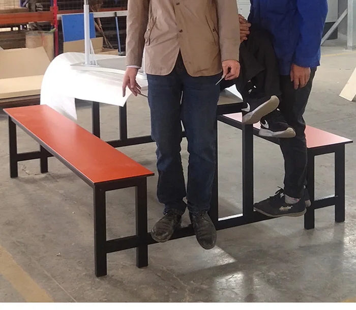 
Dining Tables And Chairs Set Dining Furniture with Long Bench School Restaurant Canteen Table/ 