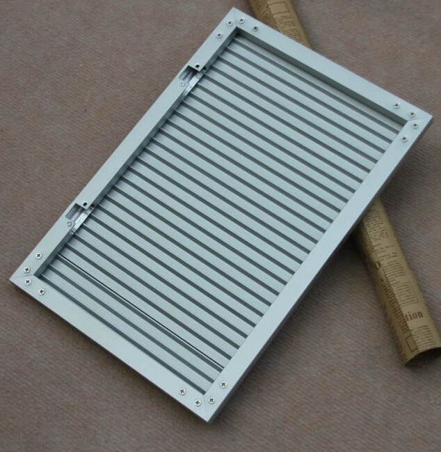 Aluminum fresh return air grille ventilation grills for cabinet in fireplace