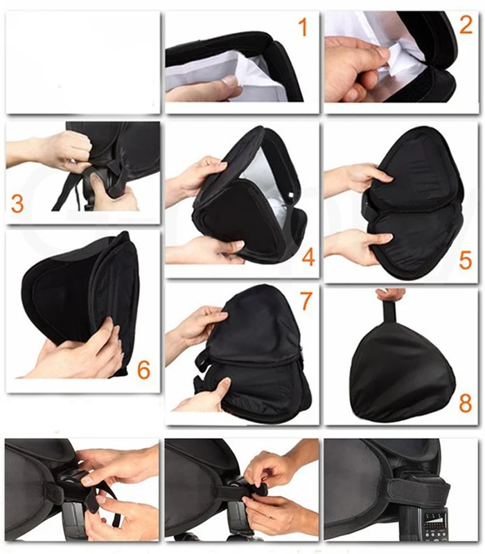  Camera accessories Folding professional camera soft box mask For Canon