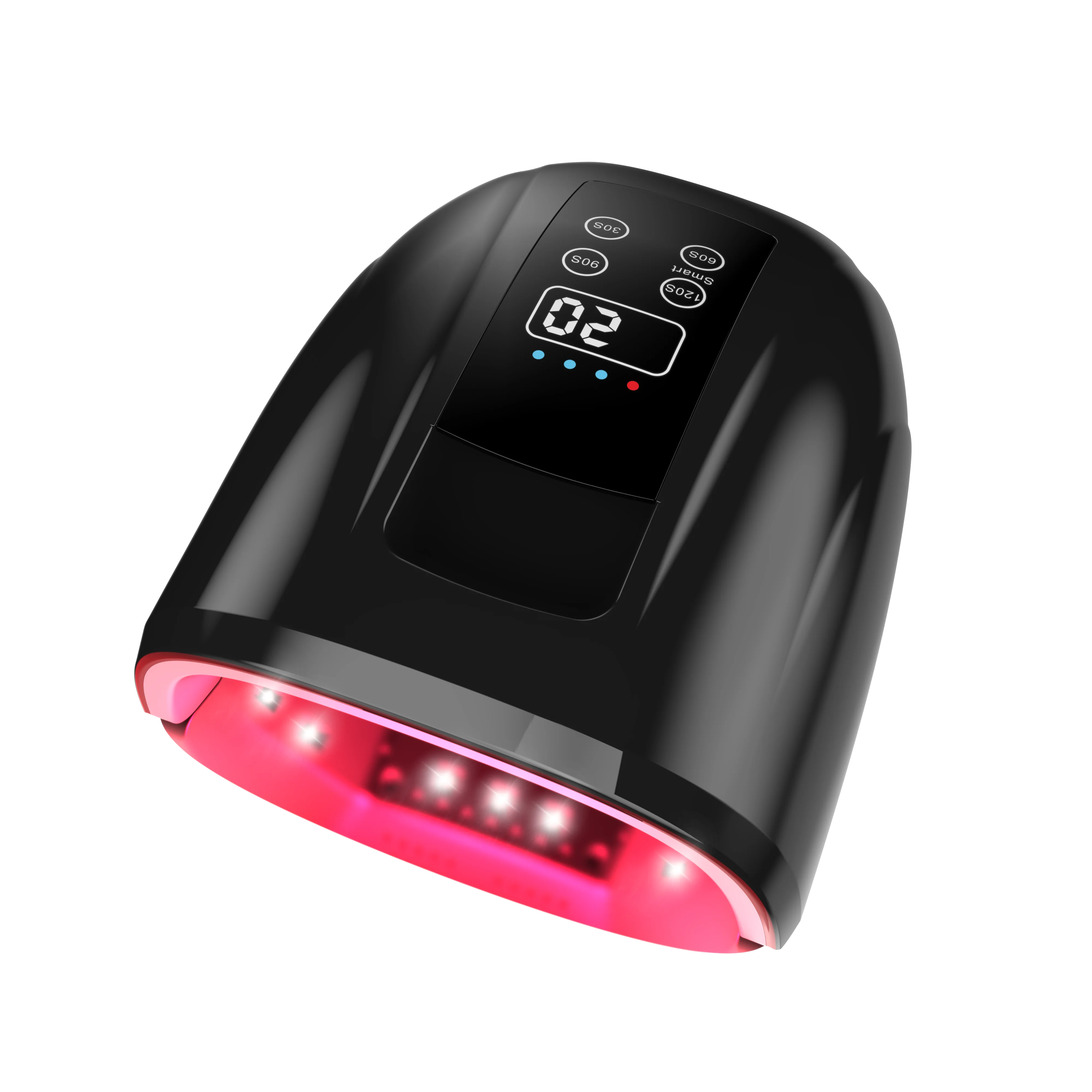 Cordless Rechargeable UV Led Nail Lamp 90W Customized Colorful Colors Drying Nail Gel Manicure