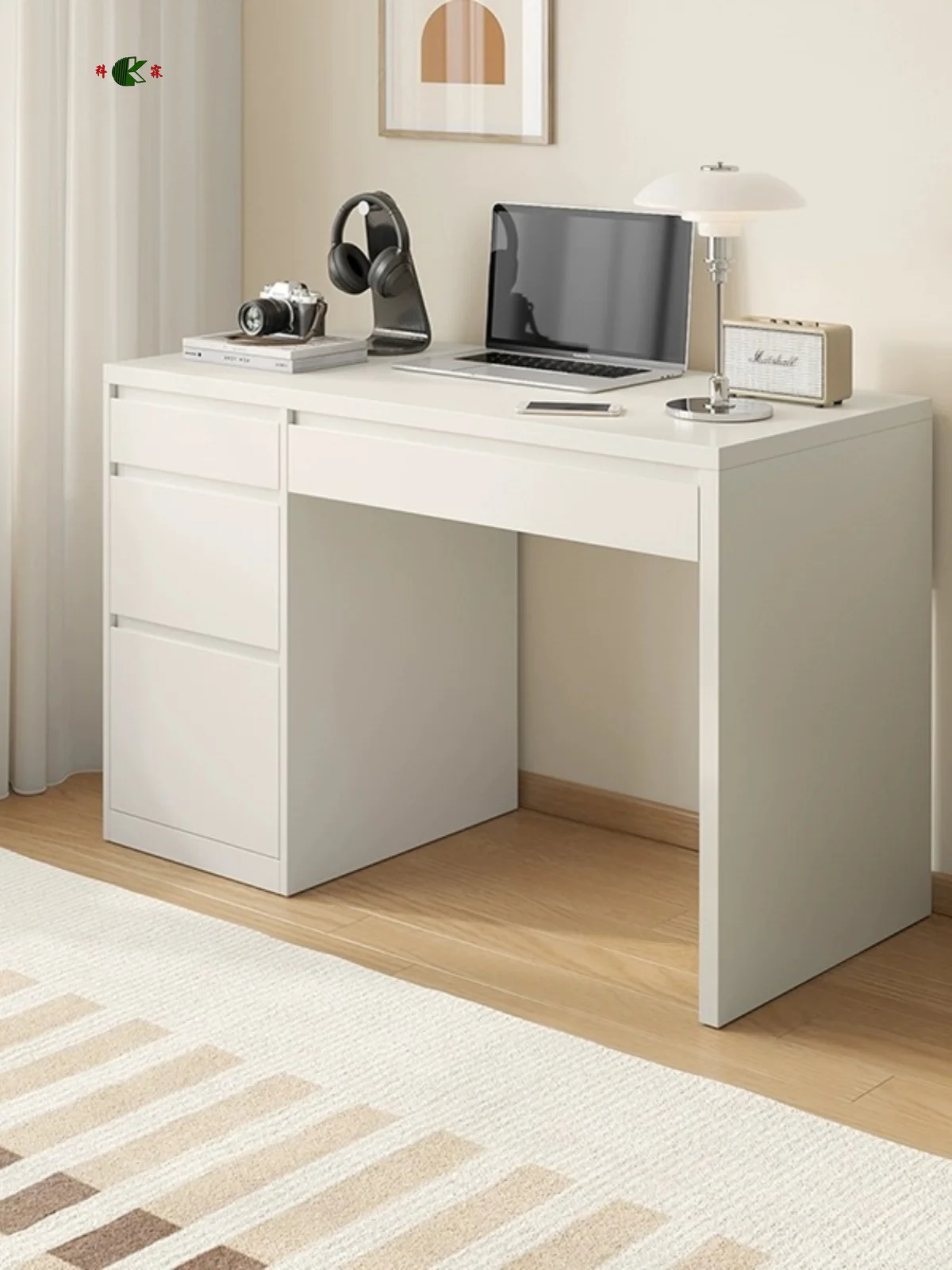 Integrated desk and bookshelf, customizable high-quality internet celebrity computer desk for student home use
