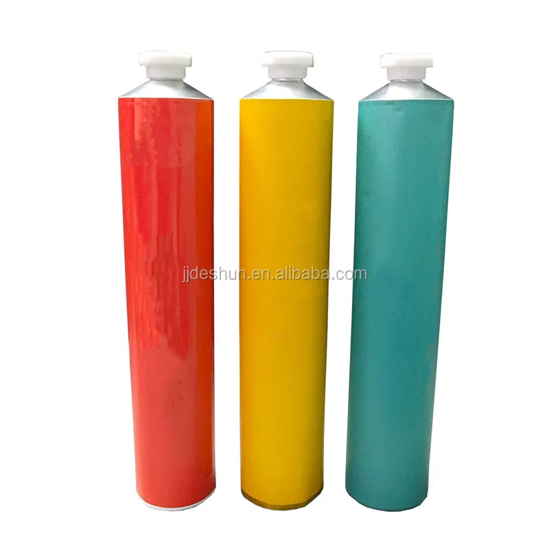 2021 Custom Branding Aluminium Cosmetics Tubes Colors Aluminum-alloy Metal Caps Recyclable Collapsible Tubes 50ml 60ml 70ml 80ml