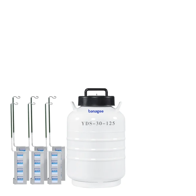 Portable Semen Liquid Storage Containers Cryo Liquid Nitrogen Dewar Tank for Lab