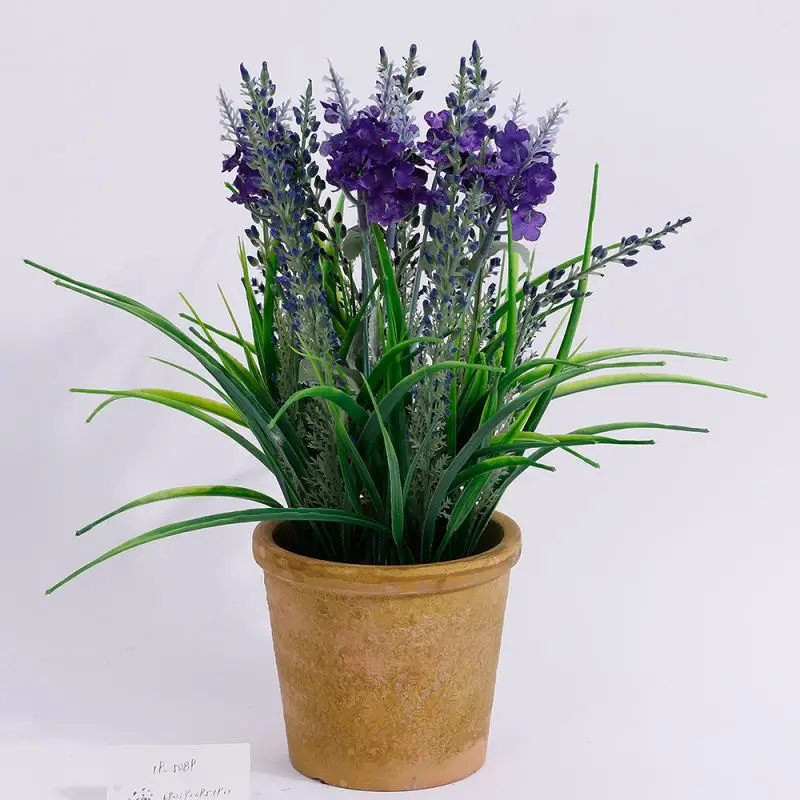 Wholesale Artificial Plants Lavender Flower Garden Wedding Decorative Simulation Artificial Lavender