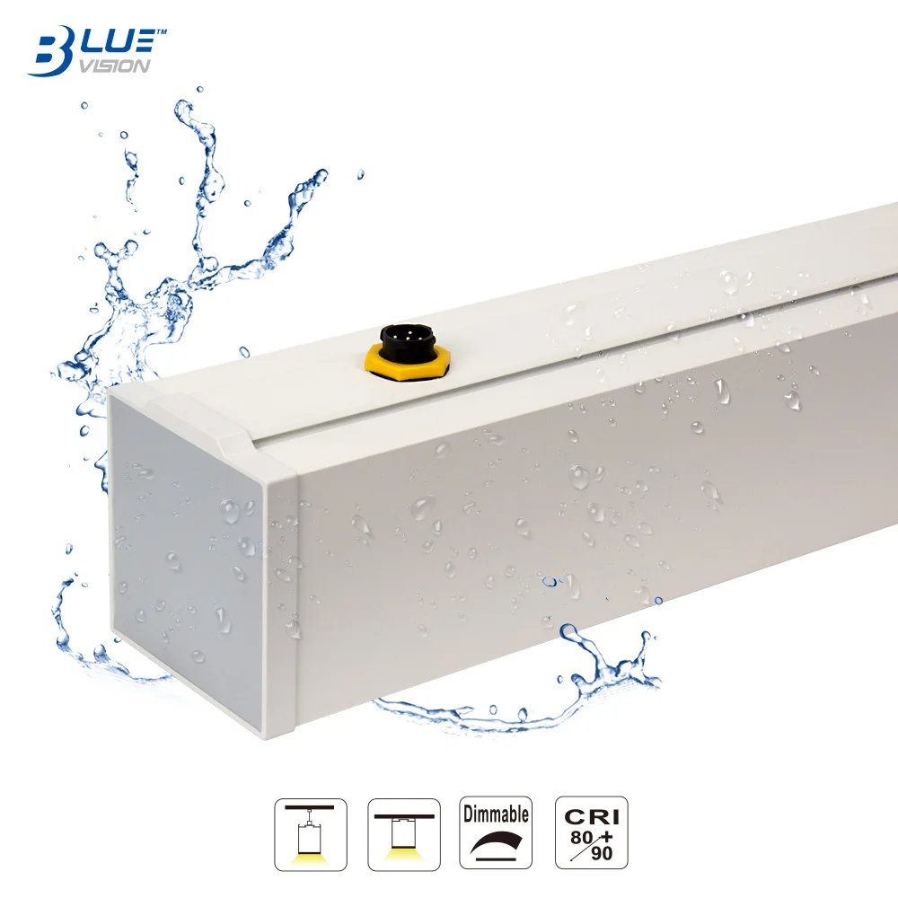 L8989-WW45S 4ft ip66 waterproof linear street light 3000k led linear light non-linkable outdoor linear led underground light